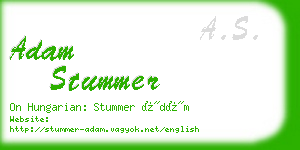 adam stummer business card